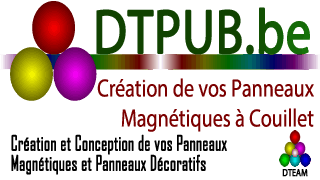 création et impression de panneaux magnétiques dans la région de Couillet