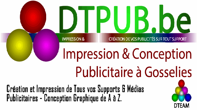 Impression publicité, Impression Publicitaire, Création et Impression de Publicités à Gosselies
