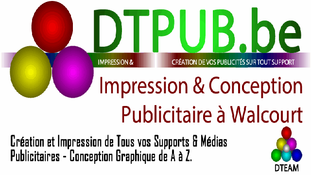 Impression publicité, Impression Publicitaire, Création et Impression de Publicités à Walcourt